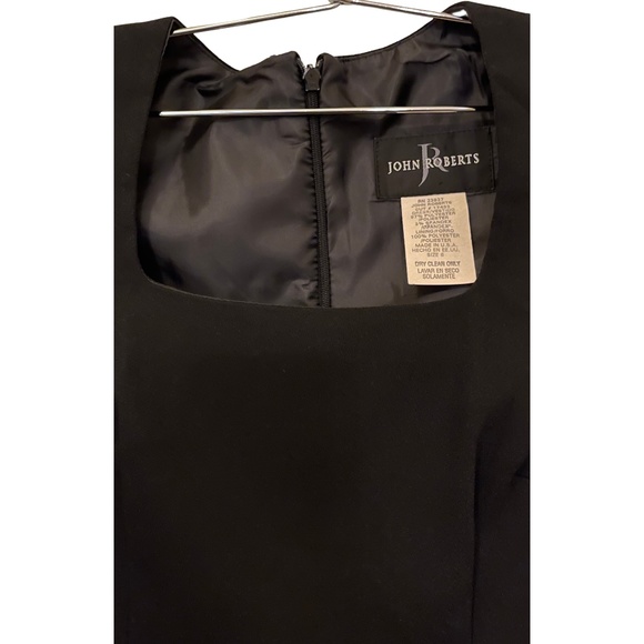 John Roberts Black Embroidered Dress, size 6! - Picture 5 of 6